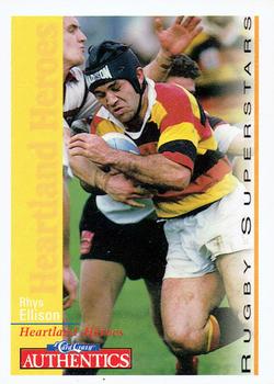 1995 Card Crazy Authentics Rugby Union NPC Superstars #45 Rhys Ellison Front